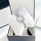 Gucci Horsebit Collection Diamonds Mother of Pearl Dial Silver Steel Strap Watch For Women - YA139505 Authentic Buy Shop Now