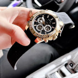 Guess Trophy Multifunction Black Dial Black Rubber Strap Watch for Men - GW0333G2 Authentic Buy Shop Now