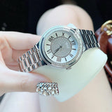 Guess Madison Diamonds Silver Dial Silver Steel Strap Watch for Women - W0637L1 Authentic Buy Shop Now