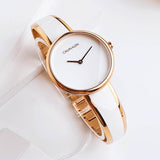 Calvin Klein Seduce White Dial Two Tone Steel Strap Watch for Women - K4E2N616 Authentic Buy Shop Now