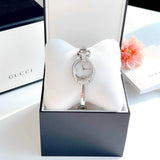 Gucci Horsebit Collection Diamonds Mother of Pearl Dial Silver Steel Strap Watch For Women - YA139505 Authentic Buy Shop Now