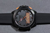 Tommy Hilfiger Jeans Analog Black Dial Black Silicone Strap Watch For Men - 1791763 Authentic Buy Shop Now