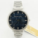Michael Kors Pyper Blue Dial Silver Steel Strap Watch For Women - MK4671 Authentic Buy Shop Now