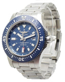 Breitling Superocean 44mm Special Blue Dial Silver Steel Strap Watch for Men - Y17393161C1A1 Authentic Buy Shop Now