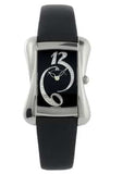 Maurice Lacroix Divina Black Dial with Diamonds Black Leather Strap Watch for Women - DV5012-SD531-120 Authentic Buy Shop Now