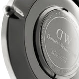 Daniel Wellington Classic Sheffield White Dial Black Leather Strap Watch For Women - DW00100053 Authentic Buy Shop Now