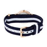 Daniel Wellington Classic Glasgow White Dial Two Tone NATO Strap Watch for Men - DW00100004 Authentic Buy Shop Now