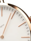 Daniel Wellington Classic St Mawes White Dial Brown Leather Strap Watch For Men - DW00100006 Authentic Buy Shop Now