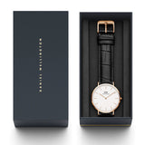 Daniel Wellington Classic Reading White Dial Black Leather Strap Watch For Men - DW00100014 Authentic Buy Shop Now