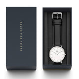 Daniel Wellington Classic Reading White Dial Black Leather Strap Watch For Women - DW00100058 Authentic Buy Shop Now