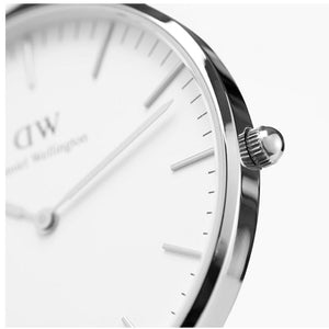 Daniel Wellington Classic Oxford White Dial Two Tone NATO Strap Watch For Women - DW00100046 Authentic Buy Shop Now