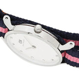 Daniel Wellington Classy Winchester White Dial Two Tone NATO Strap Watch For Women - DW00100073 Authentic Buy Shop Now
