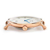 Daniel Wellington Dapper Bristol White Dial Brown Leather Strap Watch For Men - DW00100086 Authentic Buy Shop Now