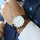 Daniel Wellington Dapper Reading White Dial Black Leather Strap Watch For Men - DW00100108 Authentic Buy Shop Now