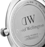 Daniel Wellington Dapper Durham Analog White Dial Brown Leather Strap Watch For Women - DW00100114 Authentic Buy Shop Now