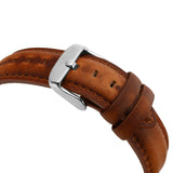 Daniel Wellington Dapper Durham White Dial Brown Leather Strap Watch For Men - DW00100116 Authentic Buy Shop Now