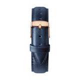 Daniel Wellington Classic Somerset White Dial Blue Leather Strap Watch For Women - DW00100123 Authentic Buy Shop Now