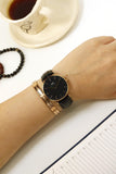 Daniel Wellington Classic Reading Black Dial Black Leather Strap Watch For Women - DW00100141 Authentic Buy Shop Now