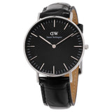 Daniel Wellington Classic Reading Black Dial Black Leather Strap Watch For Women - DW00100147 Authentic Buy Shop Now
