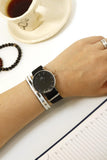 Daniel Wellington Classic Cornwall Quartz Black Dial Black Nylon Strap Watch For Women - DW00100151 Authentic Buy Shop Now