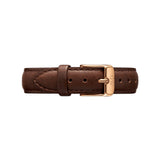 Daniel Wellington Classic Petite Bristol Black Dial Brown Leather Strap Watch For Women - DW00100165 Authentic Buy Shop Now