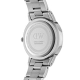 Daniel Wellington Iconic Link White Dial Silver Steel Strap Watch For Women - DW00100205 Authentic Buy Shop Now
