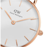 Daniel Wellington Classic Petite Reading White Dial Black Leather Strap Watch For Women - DW00100229 Authentic Buy Shop Now