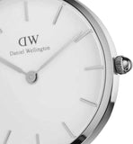 Daniel Wellington Classic Petite Reading White Dial Black Leather Strap Watch For Women - DW00100241 Authentic Buy Shop Now