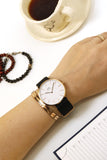 Daniel Wellington Classic Cornwall White Dial Black Nylon Strap Watch For Men - DW00100257 Authentic Buy Shop Now