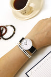 Daniel Wellington Classic Cornwall White Dial Black Nylon Strap Watch For Men - DW00100260 Authentic Buy Shop Now