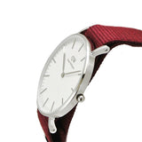 Daniel Wellington Classic Roselyn White Dial Red NATO Strap Watch For Women - DW00100268 Authentic Buy Shop Now