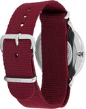 Daniel Wellington Classic Roselyn Black Dial Maroon Nylon Strap Watch For Women - DW00100274 Authentic Buy Shop Now