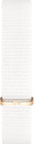Daniel Wellington Classic Petite Dover White Dial White Nylon Strap Watch For Women - DW00100313 Authentic Buy Shop Now
