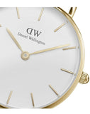 Daniel Wellington Classic Petite Evergold White Dial Gold Mesh Bracelet Watch For Women - DW00100350 Authentic Buy Shop Now
