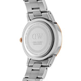 Daniel Wellington Iconic Link Pink Dial Silver Steel Strap Watch For Women - DW00100327 Authentic Buy Shop Now