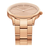 Daniel Wellington Iconic Link Unitone Rose Gold Dial Rose Gold Steel Strap Watch For Women - DW00100401 Authentic Buy Shop Now