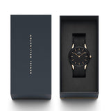 Daniel Wellington Iconic Motion Black Dial Black Rubber Strap Watch For Men - DW00100425 Authentic Buy Shop Now