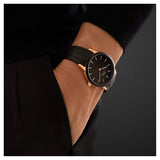 Daniel Wellington Iconic Motion Black Dial Rubber Strap Watch For Women - DW00100426 Authentic Buy Shop Now