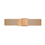 Daniel Wellington Petite Pressed Melrose White Dial Gold Mesh Bracelet Watch For Women - DW00100447 Authentic Buy Shop Now