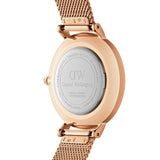 Daniel Wellington Petite Rose Gold Dial Rose Gold Mesh Bracelet Watch For Women - DW00100471 Authentic Buy Shop Now