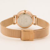 Daniel Wellington Petite Amber Brown Dial Gold Mesh Strap Watch For Women - DW00100476 Authentic Buy Shop Now