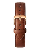 Daniel Wellington Iconic Chronograph Blue Dial Brown Leather Strap Watch For Men - DW00100639 Authentic Buy Shop Now