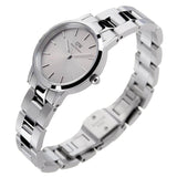 Daniel Wellington Iconic Link Unitone Silver Dial Silver Steel Strap Watch For Women - DW00100402 Authentic Buy Shop Now