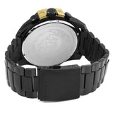 Diesel Mega Chief Chronograph Black Dial Black Steel Strap Watch For Men - DZ4338 Authentic Buy Shop Now
