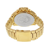 Diesel Mega Chief Chronograph Gold Dial Gold Steel Strap Watch For Men - DZ4360 Authentic Buy Shop Now
