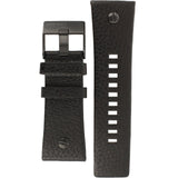 Diesel Big Daddy Blue Dial Black Leather Strap Watch For Men - DZ7127 Authentic Buy Shop Now