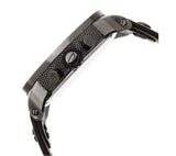 Diesel Badass Chronograph Anthracite Dial Black Leather Strap Watch For Men - DZ7270 Authentic Buy Shop Now