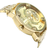 Diesel Big Daddy Analog Gold Dial Gold Stainless Steel Watch For Men - DZ7287 Authentic Buy Shop Now
