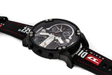 Diesel Mr. Daddy 2.0 Quartz Black Dial Black Nylon Strap Watch For Men - DZ7433 Authentic Buy Shop Now