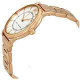Marc Jacobs Roxy White Dial Rose Gold Steel Strap Watch for Women - MJ3523 Authentic Buy Shop Now